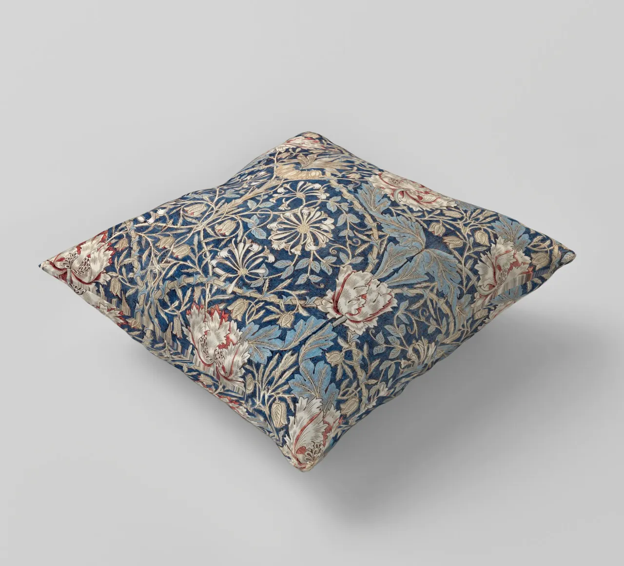 Willian Morris Honeysuckle Pattern cuscino da apoloprints