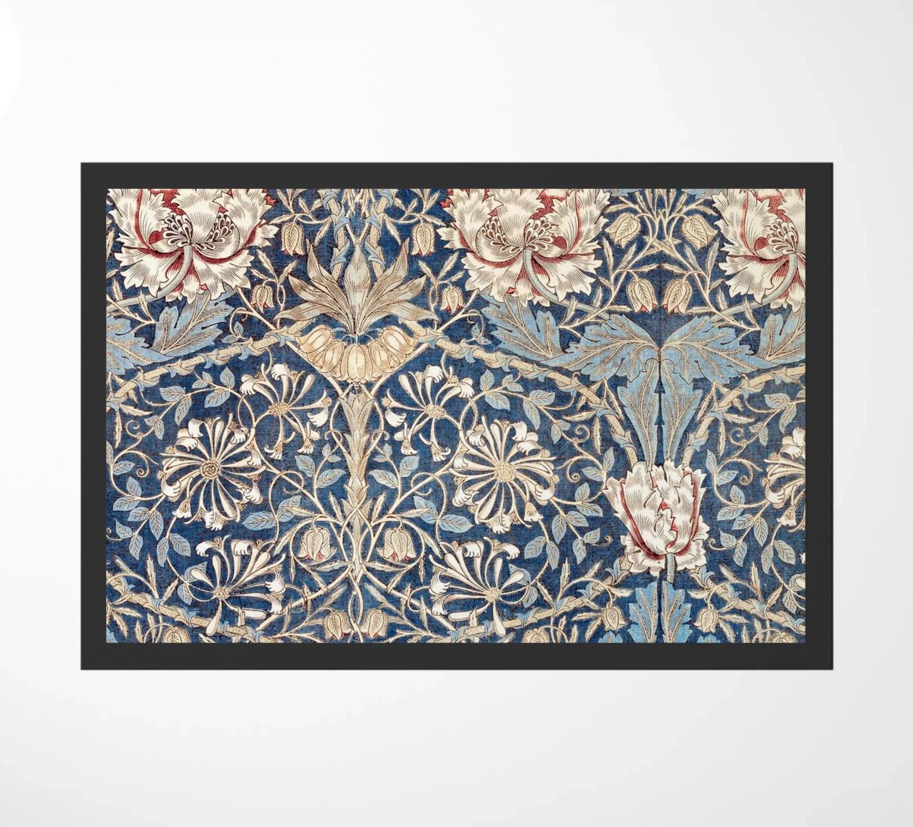 Willian Morris Honeysuckle Pattern felpudo de apoloprints
