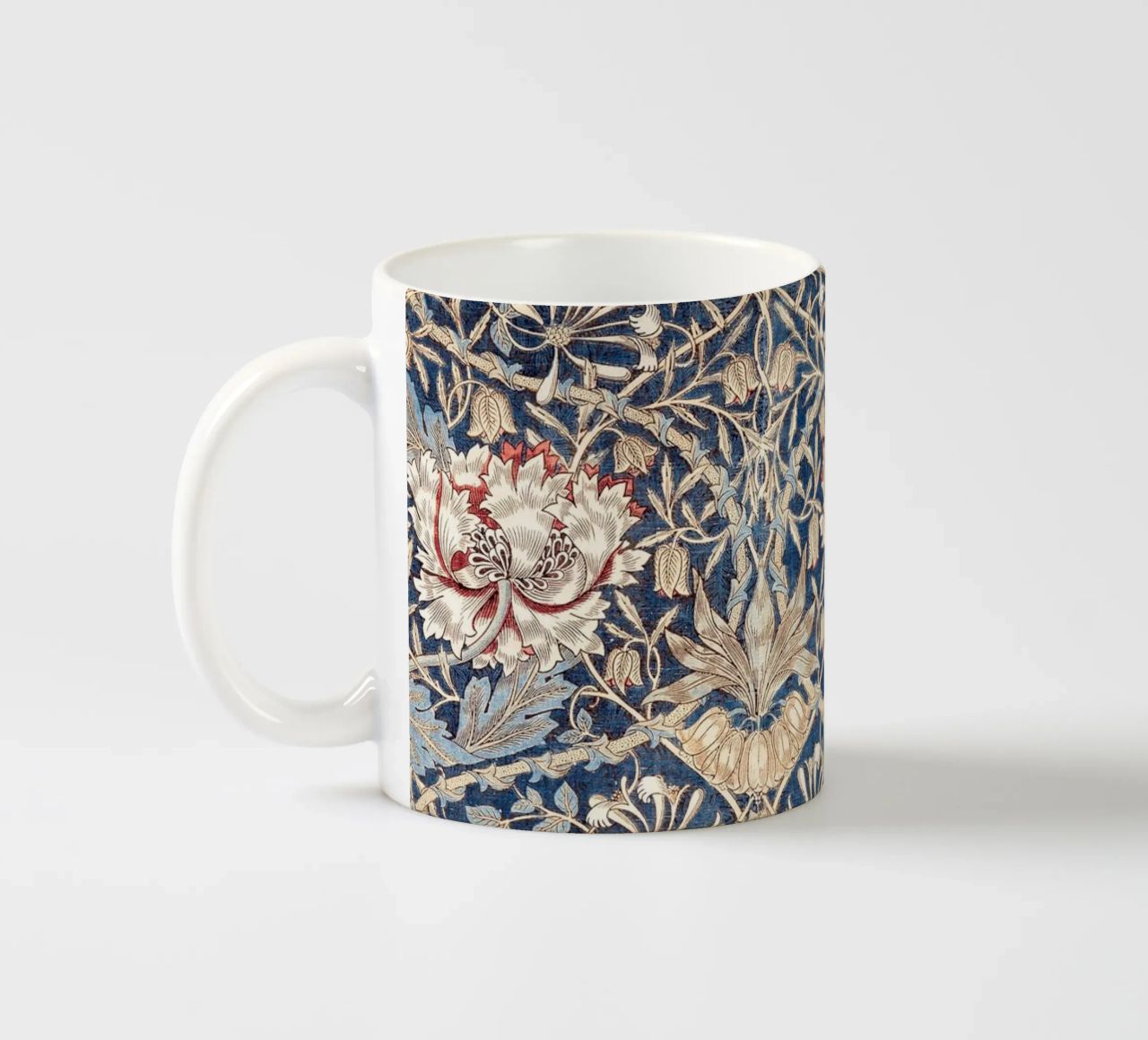 Willian Morris Honeysuckle Pattern tazza in ceramica da apoloprints