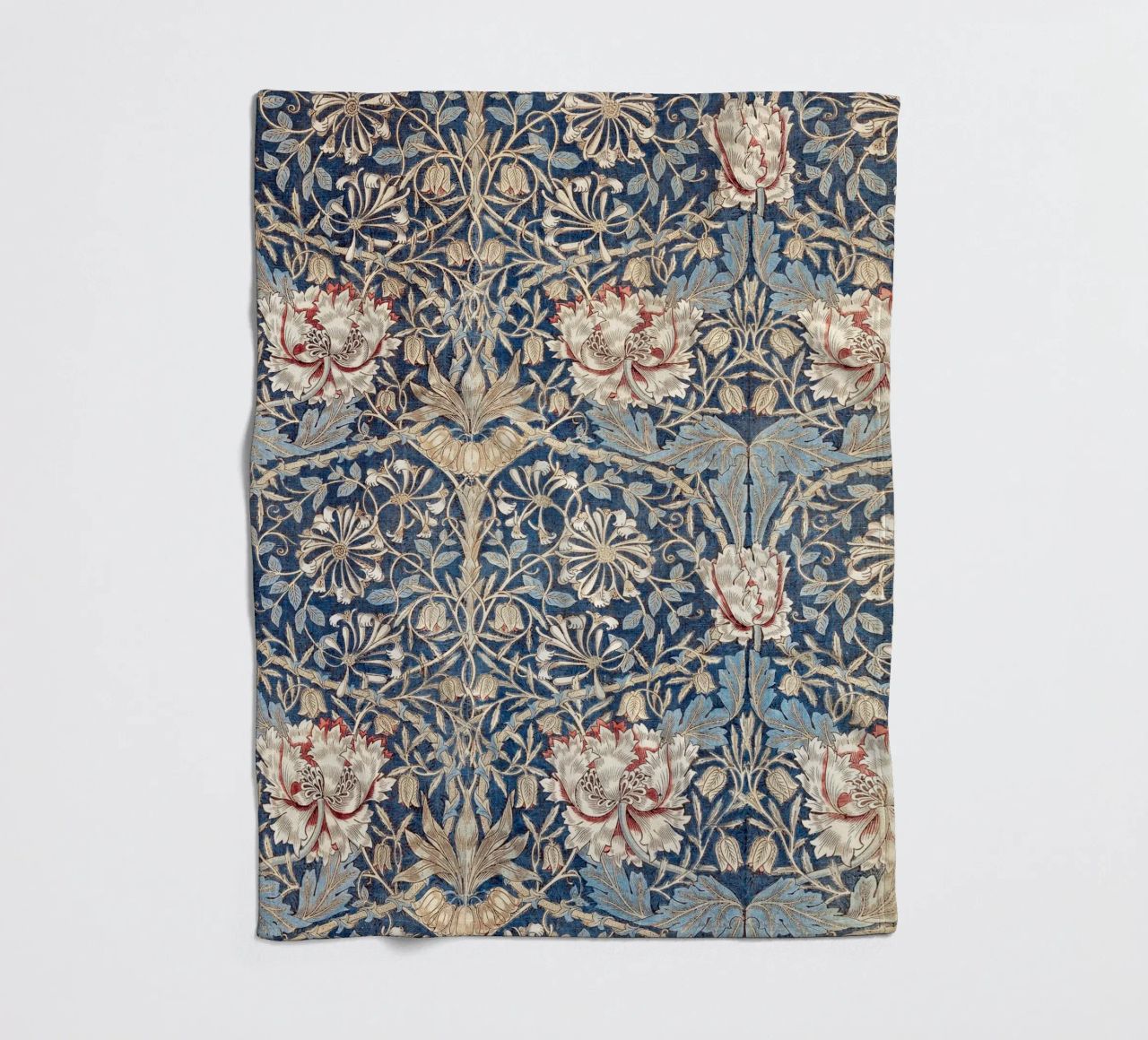 Willian Morris Honeysuckle Pattern coperta in pile da apoloprints