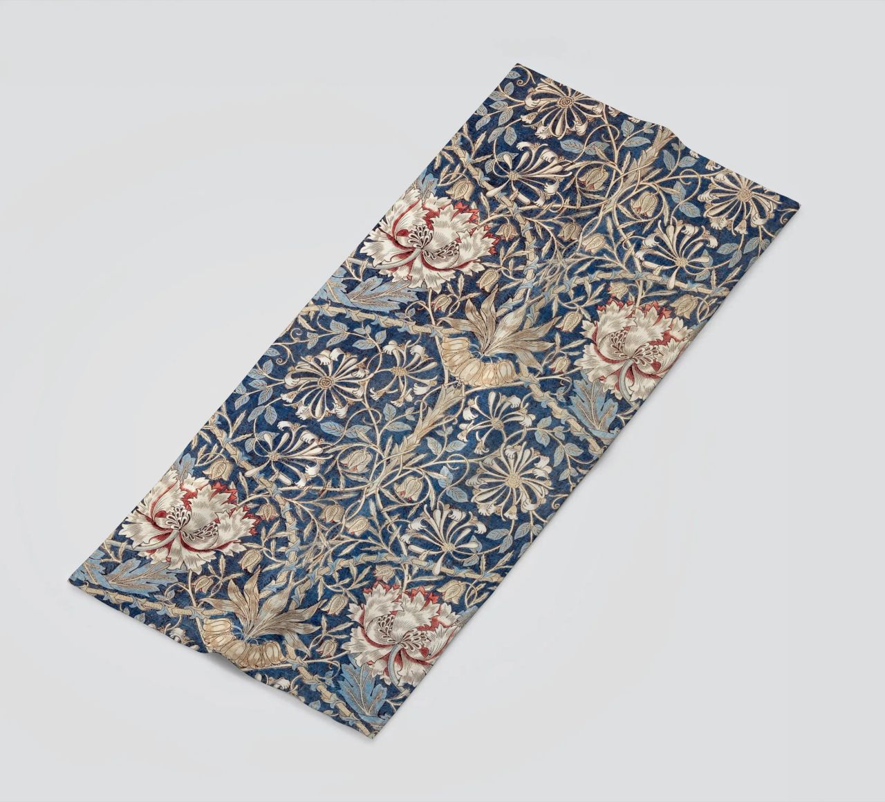 Willian Morris Honeysuckle Pattern telo mare da apoloprints