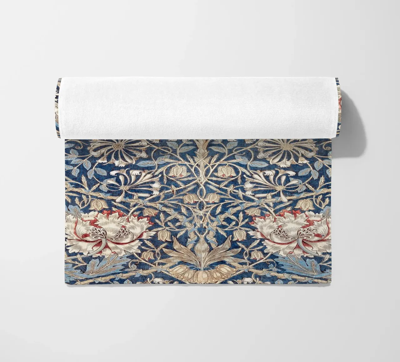 Willian Morris Honeysuckle Pattern telo mare da apoloprints