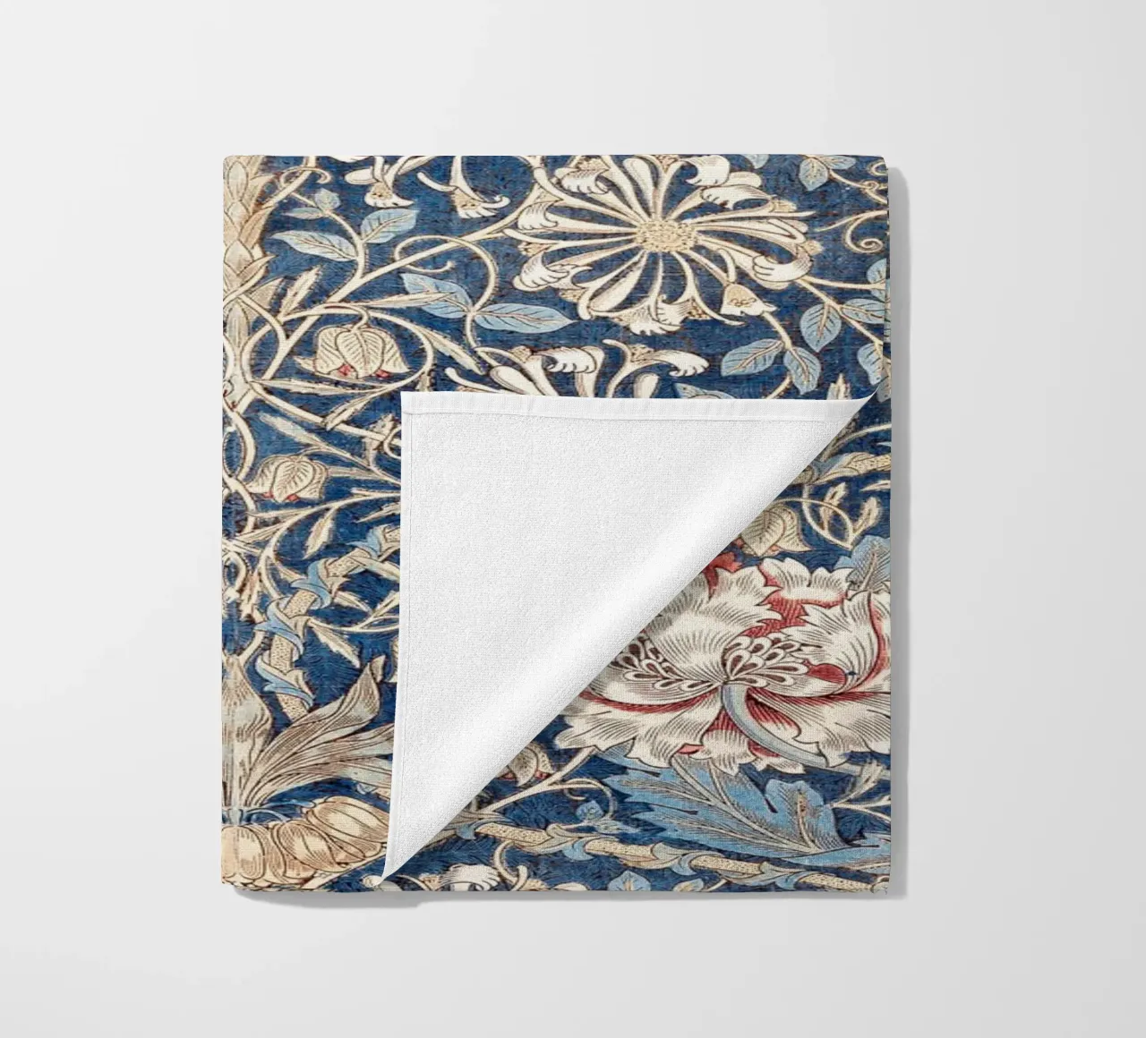 Willian Morris Honeysuckle Pattern telo mare da apoloprints