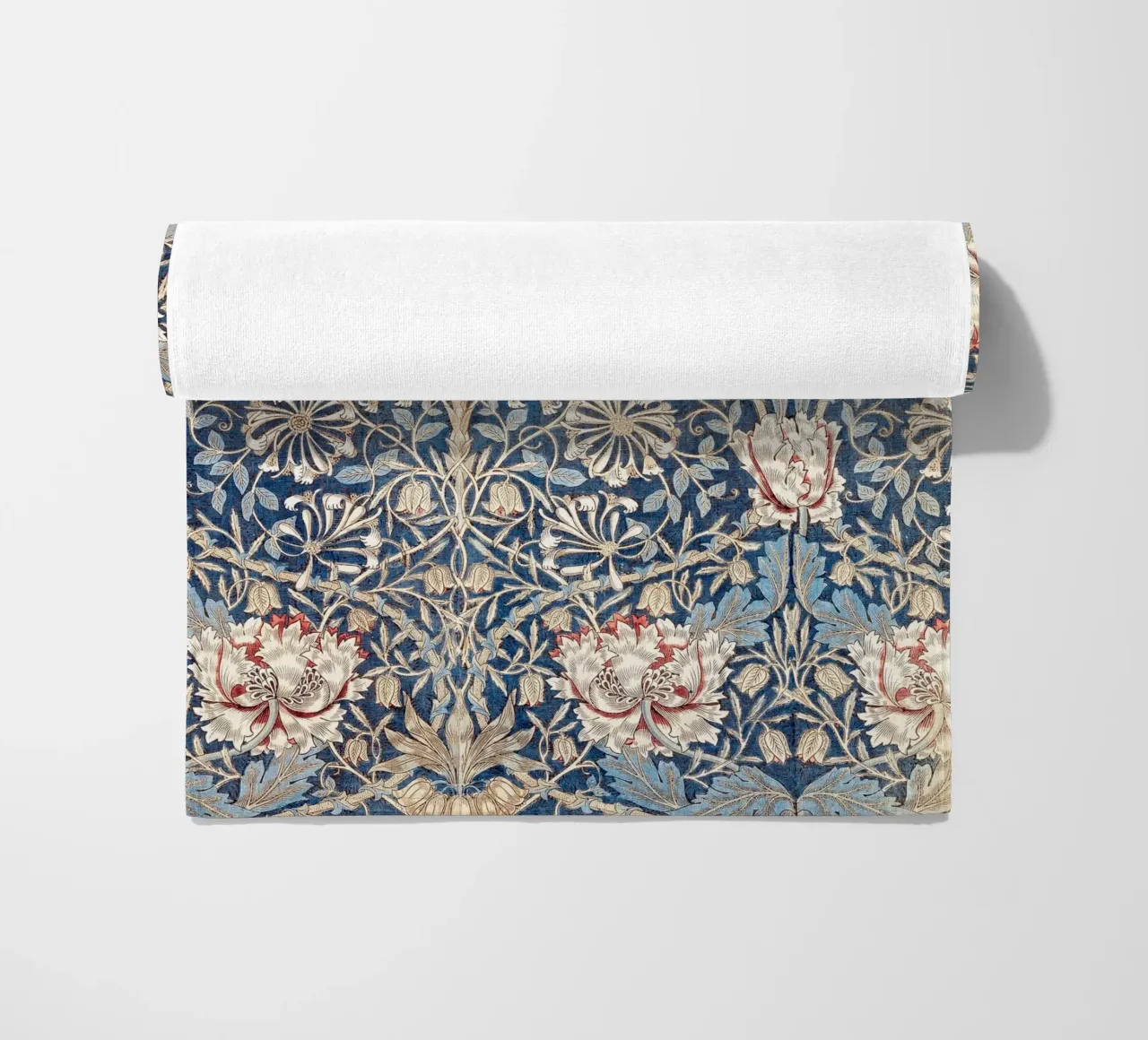 Willian Morris Honeysuckle Pattern telo mare da apoloprints