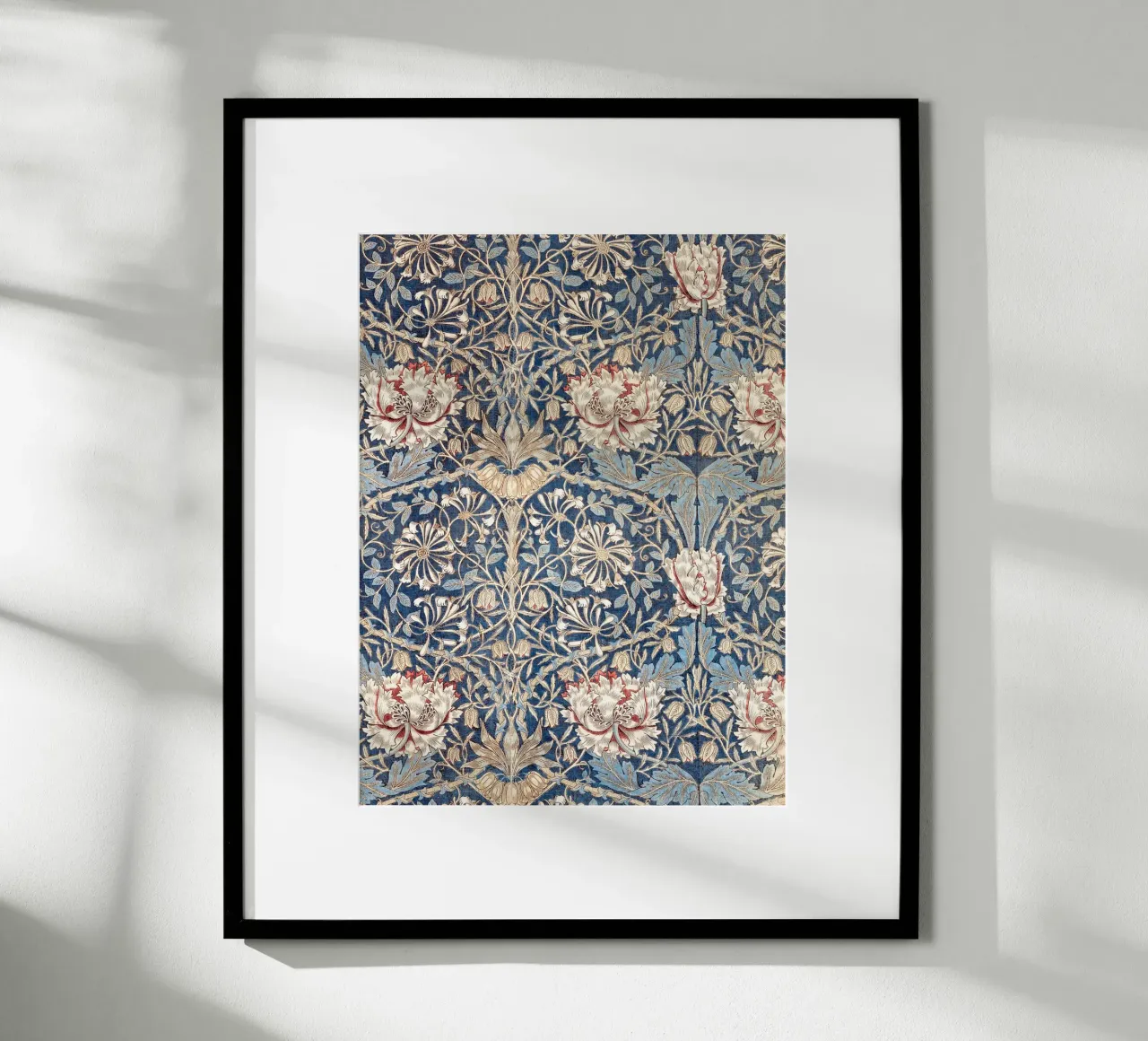 Willian Morris Honeysuckle Pattern carta hahnemühle da apoloprints