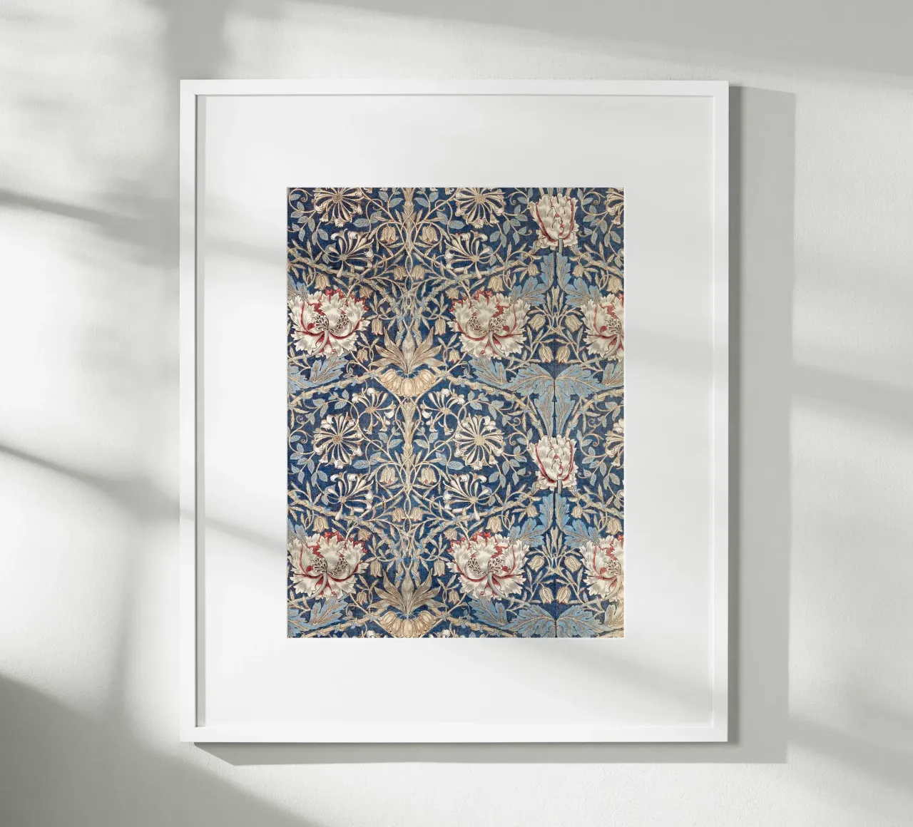 Willian Morris Honeysuckle Pattern carta hahnemühle da apoloprints