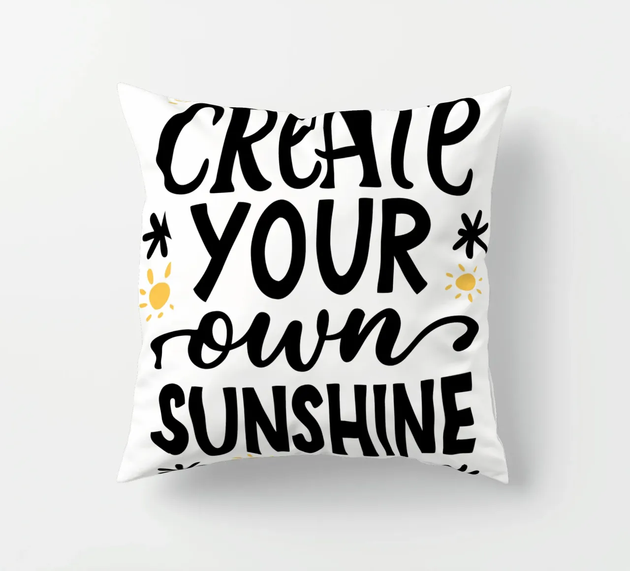 Create Your Own Sunshine decorative cushion by logic