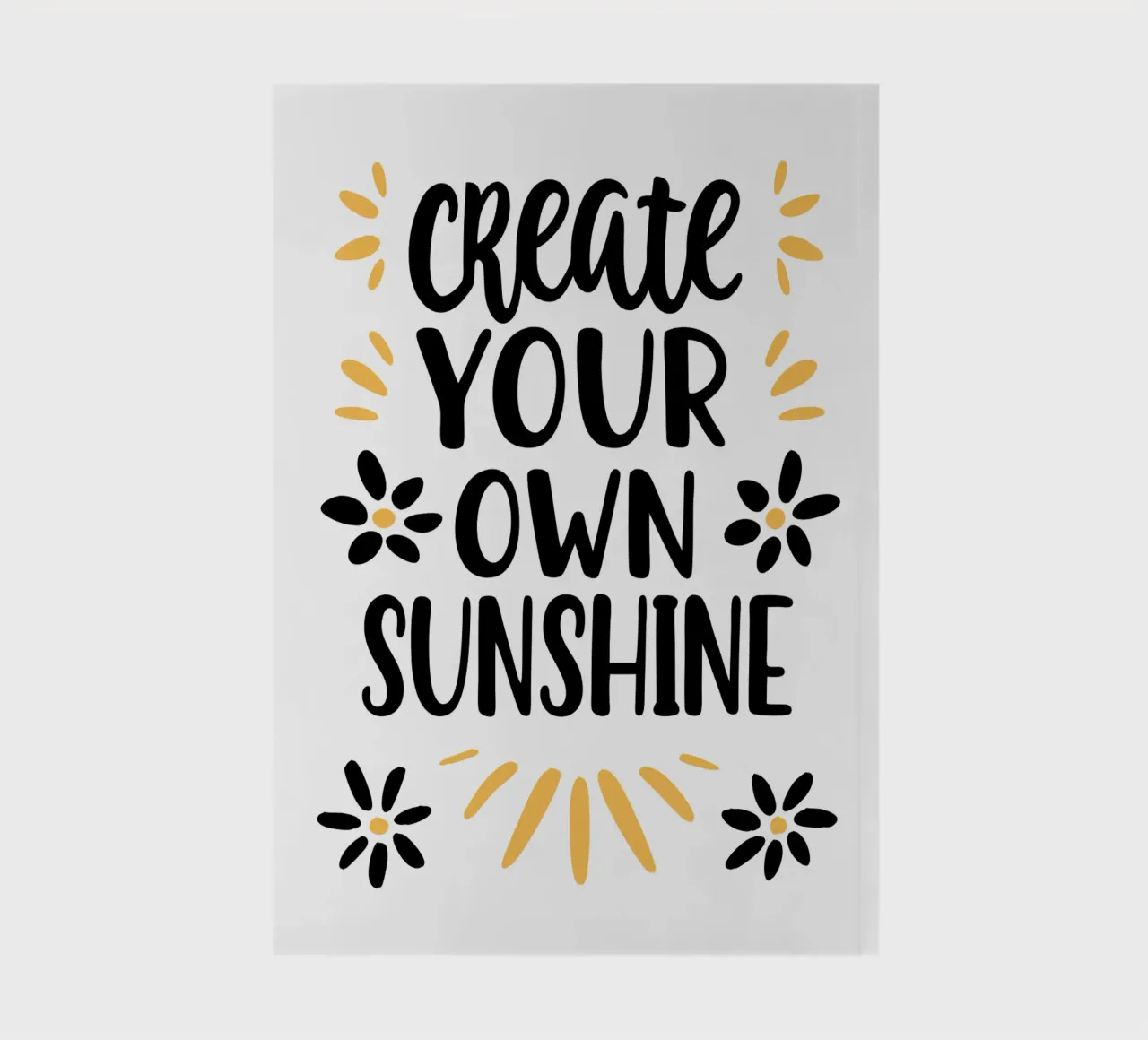 Create Your Own Sunshine notebook by logic