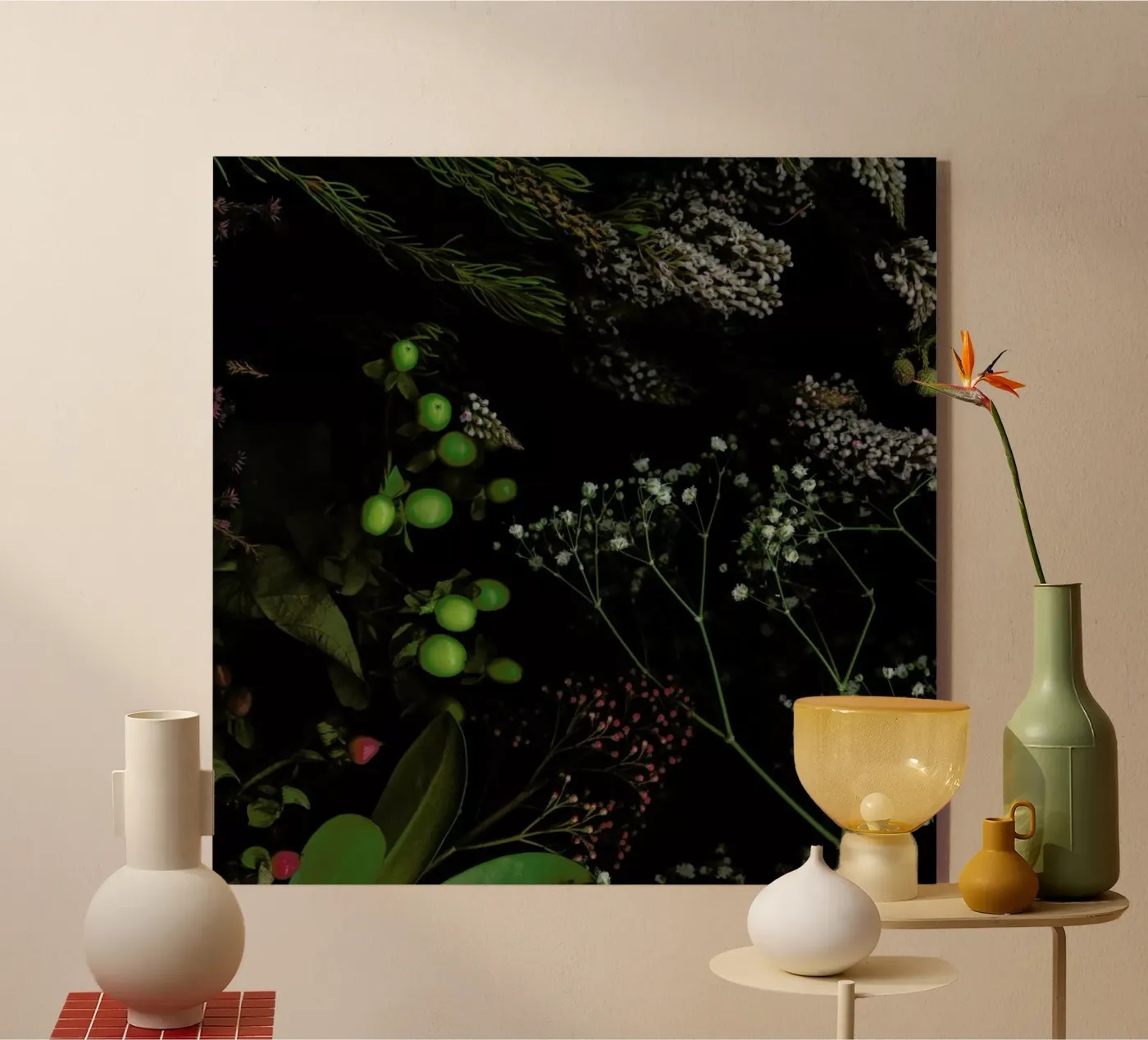 Flora I acryl van Jana Otto