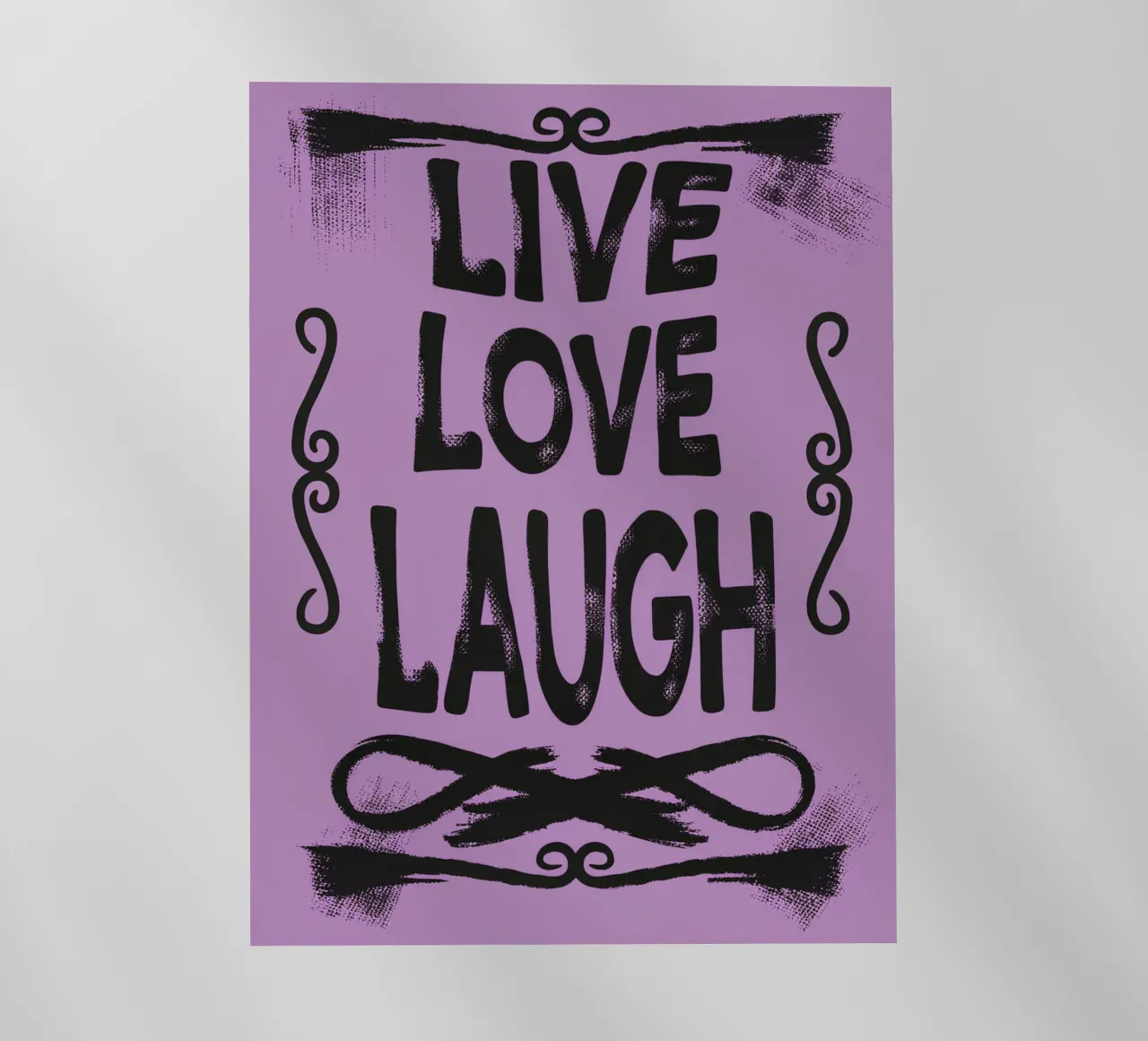 Vivere amare ridere pellicola backlit da logic
