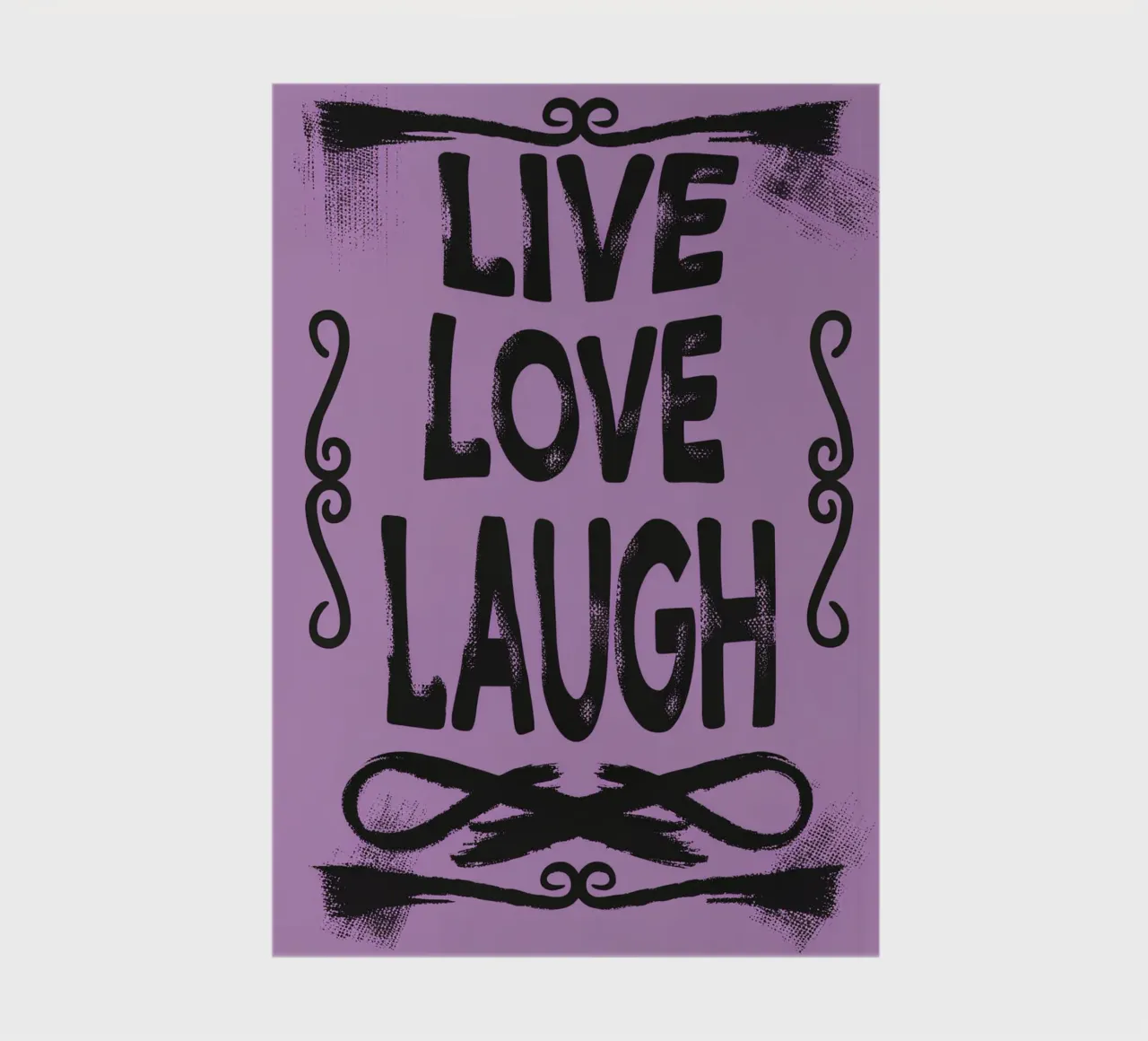 Live Love Laugh notebook by logic