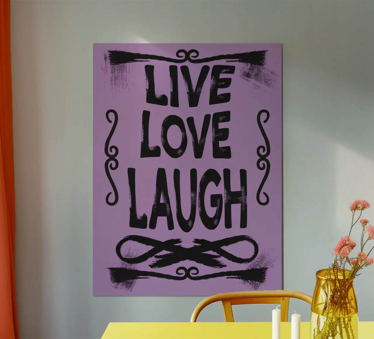 Live Love Laugh hahnemühle by logic