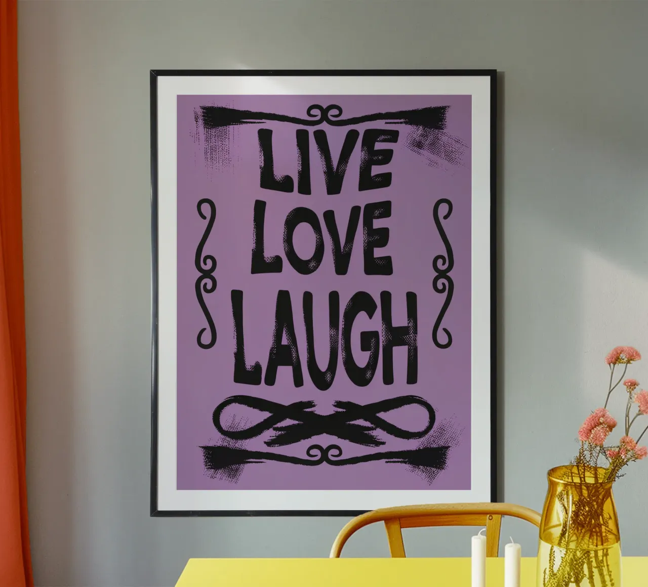 Live Love Laugh hahnemühle by logic