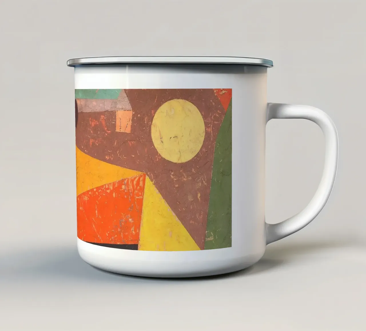 Paul Klee - Joyful Mountain Landscape tazza in smalto da apoloprints