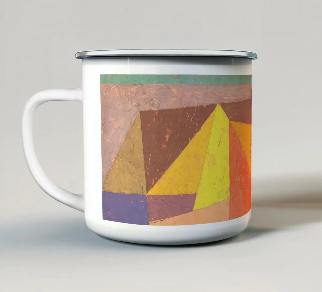 Paul Klee - Joyful Mountain Landscape tazza in smalto da apoloprints