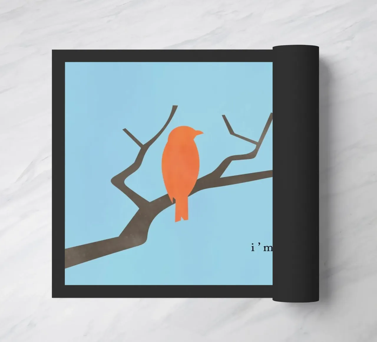 Hello Birds zerbino da natural neutral