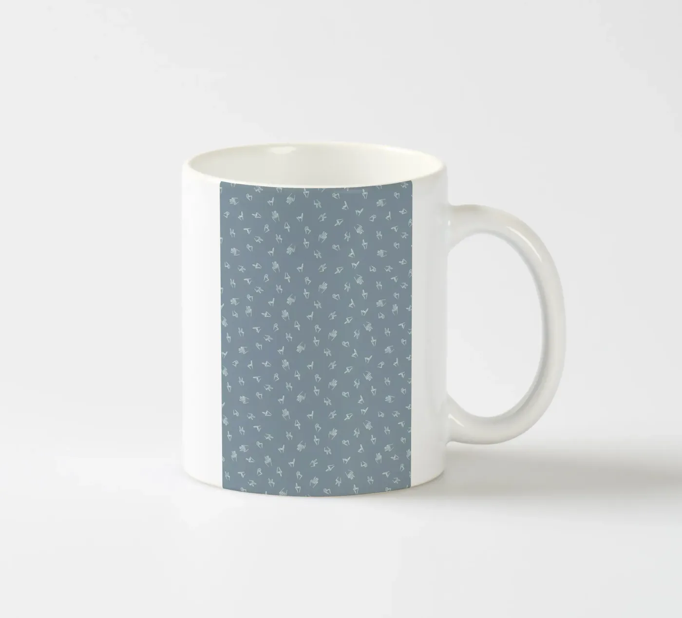 Hands ceramic mug by Jana Otto