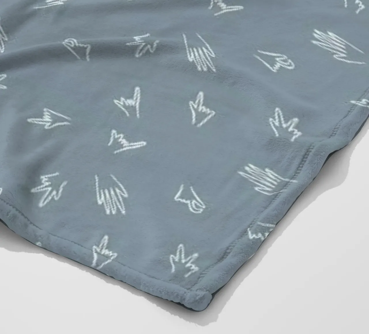 Hands fleece blanket by Jana Otto