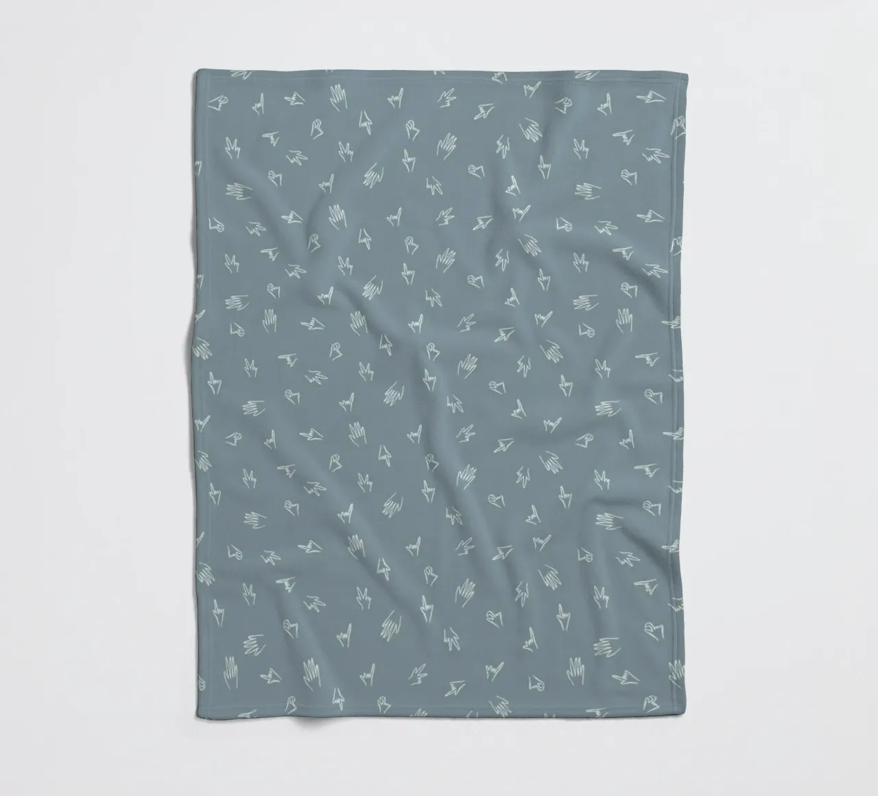 Hands fleece blanket by Jana Otto
