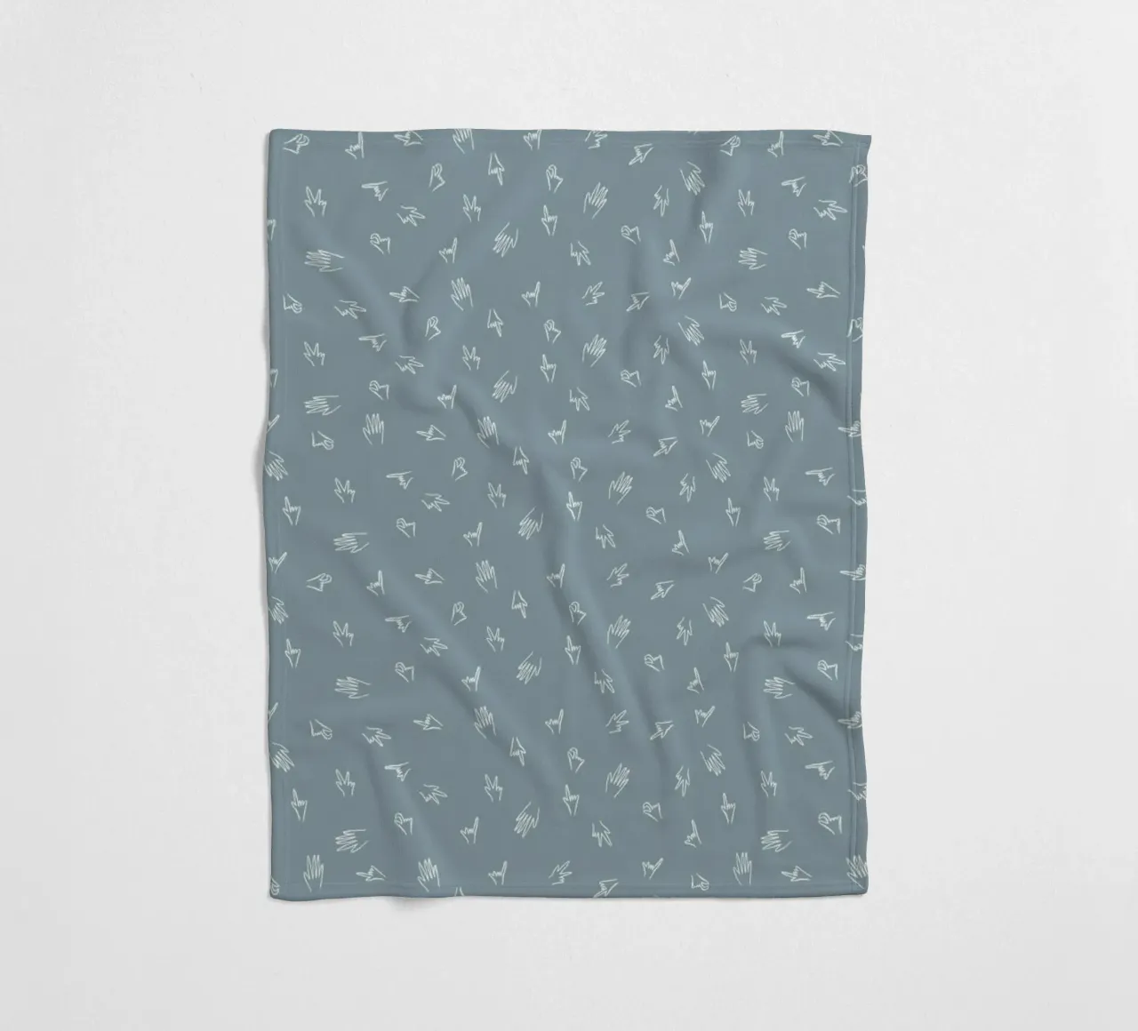 Hands fleece blanket by Jana Otto