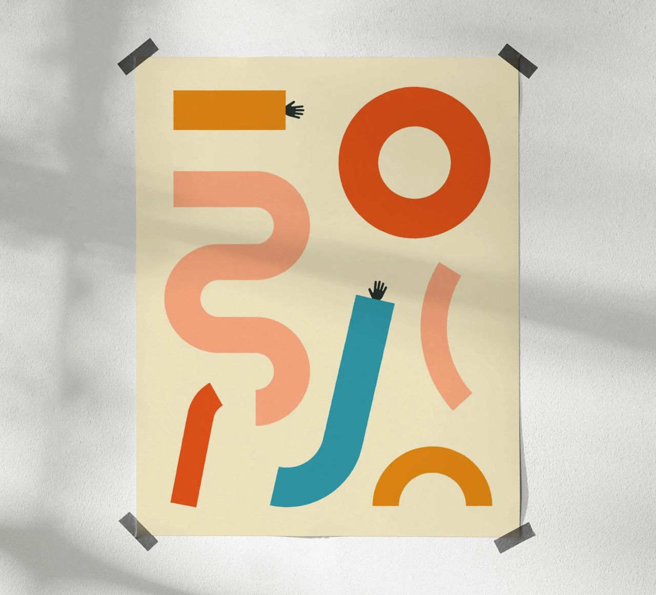 REACH (2) Poster von Jazzberry Blue