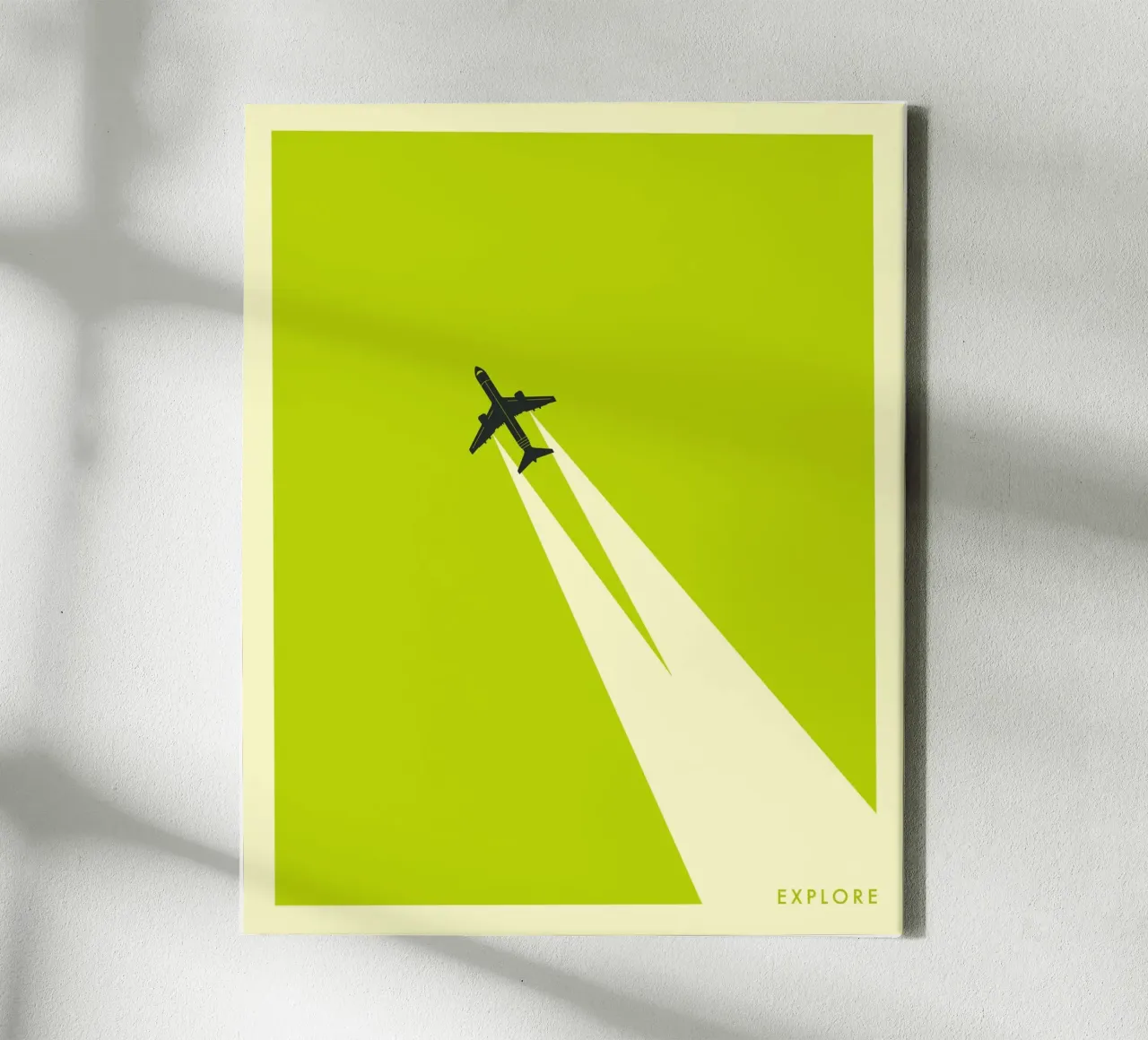 EXPLORE (1) canvas by Jazzberry Blue