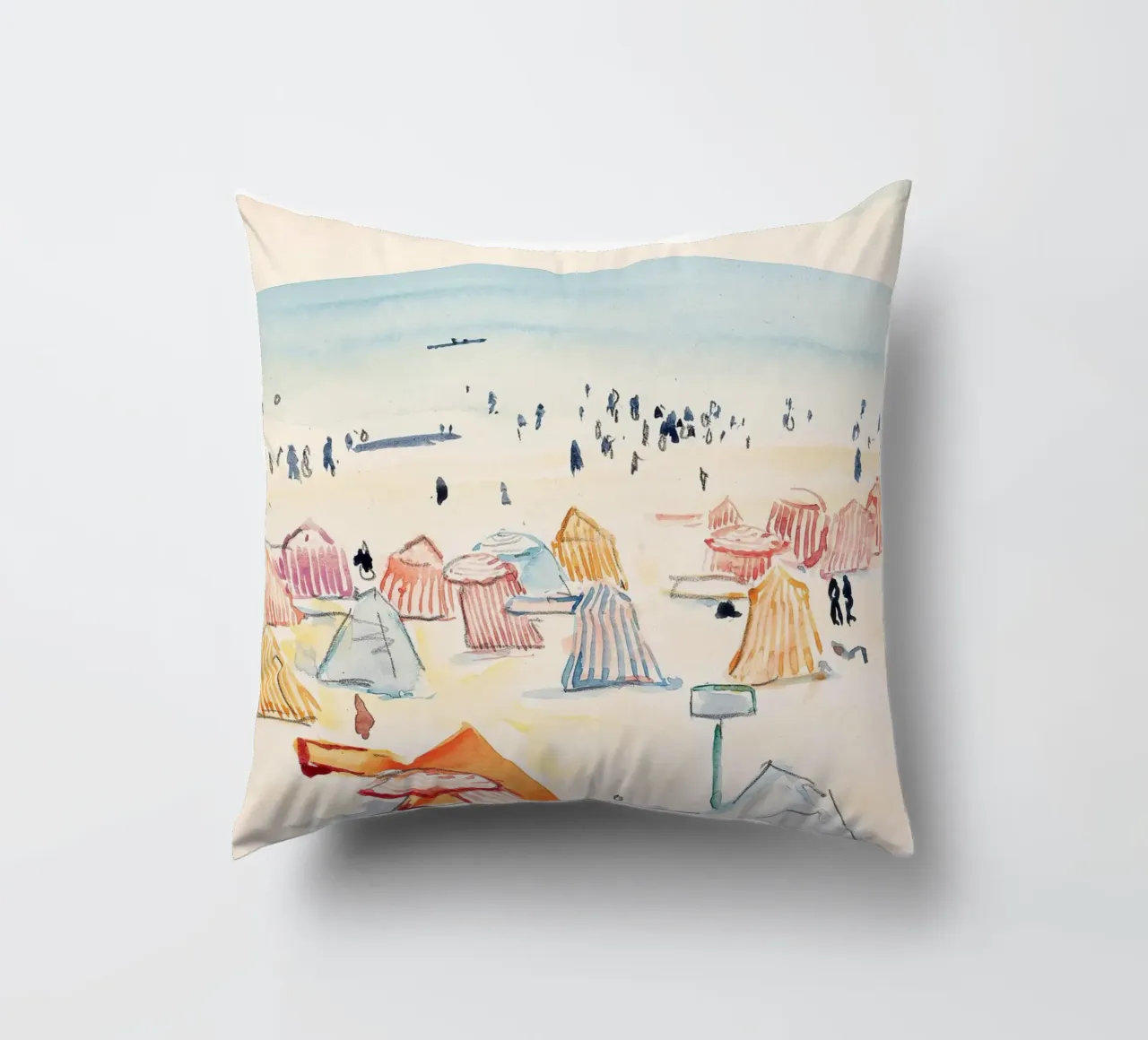 Boho Beach Painting cuscino da apoloprints
