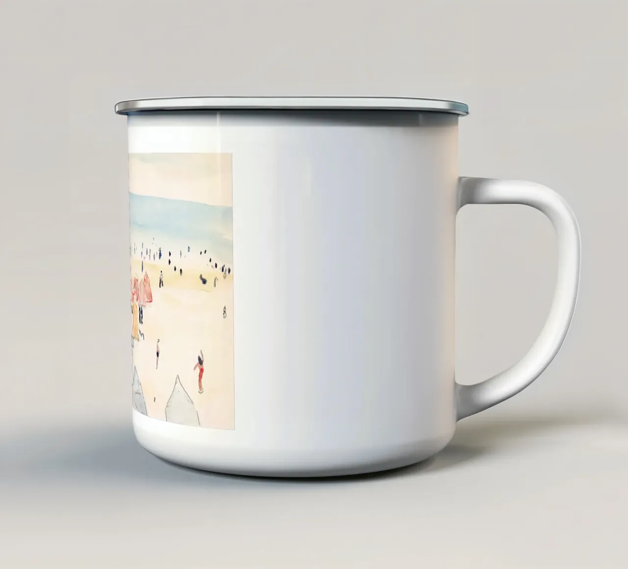 Boho Beach Painting tazza in smalto da apoloprints