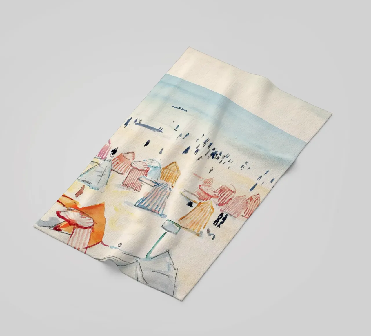 Boho Beach Painting telo mare da apoloprints
