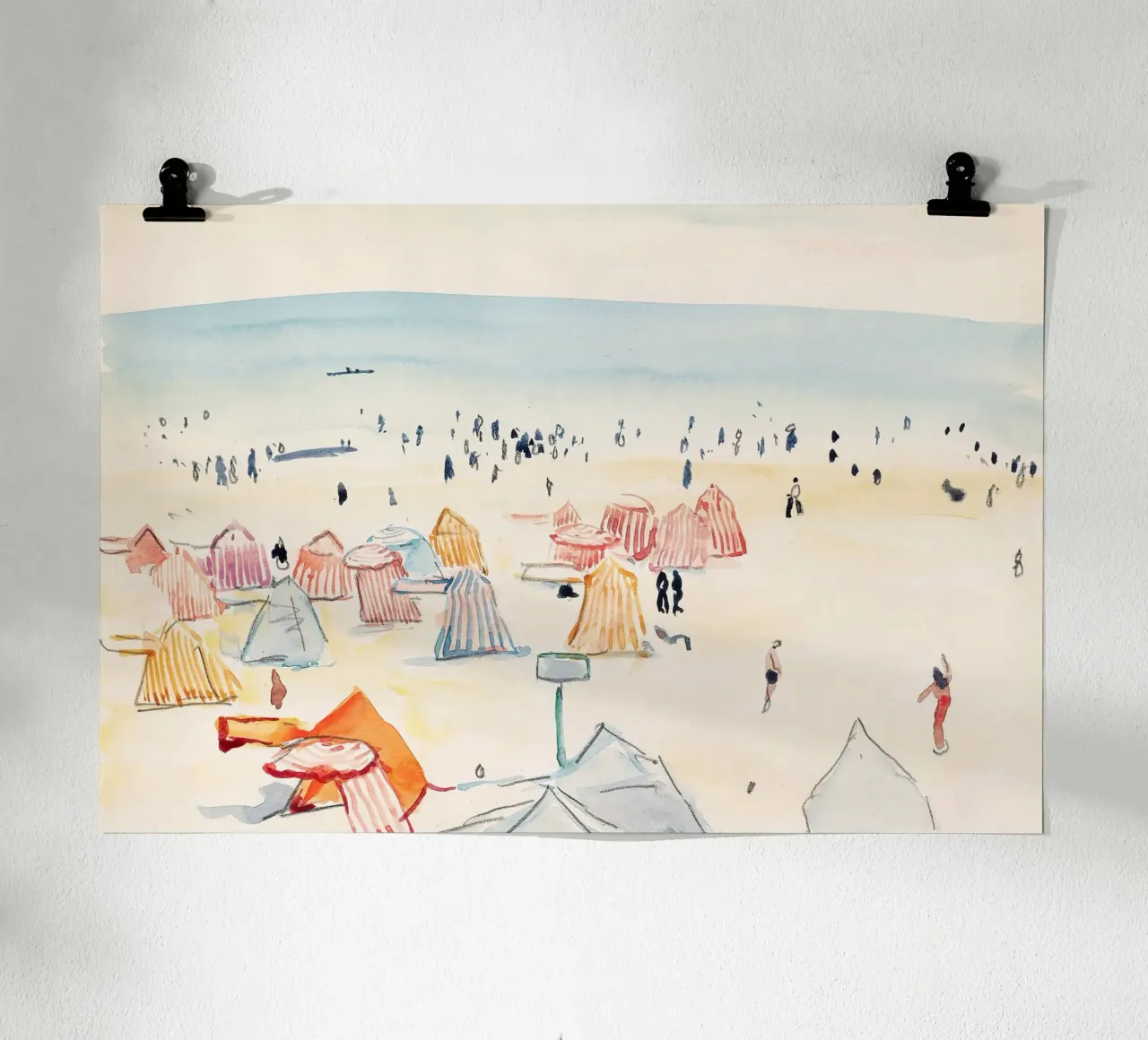 Boho Beach Painting carta hahnemühle da apoloprints