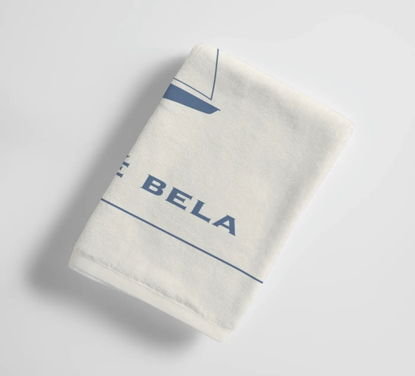 A VIDA É BELA badhanddoek van natural neutral