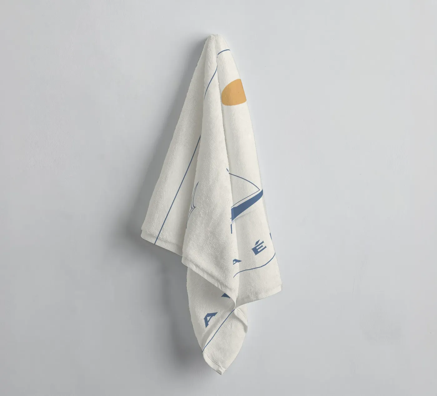 A VIDA É BELA badhanddoek van natural neutral