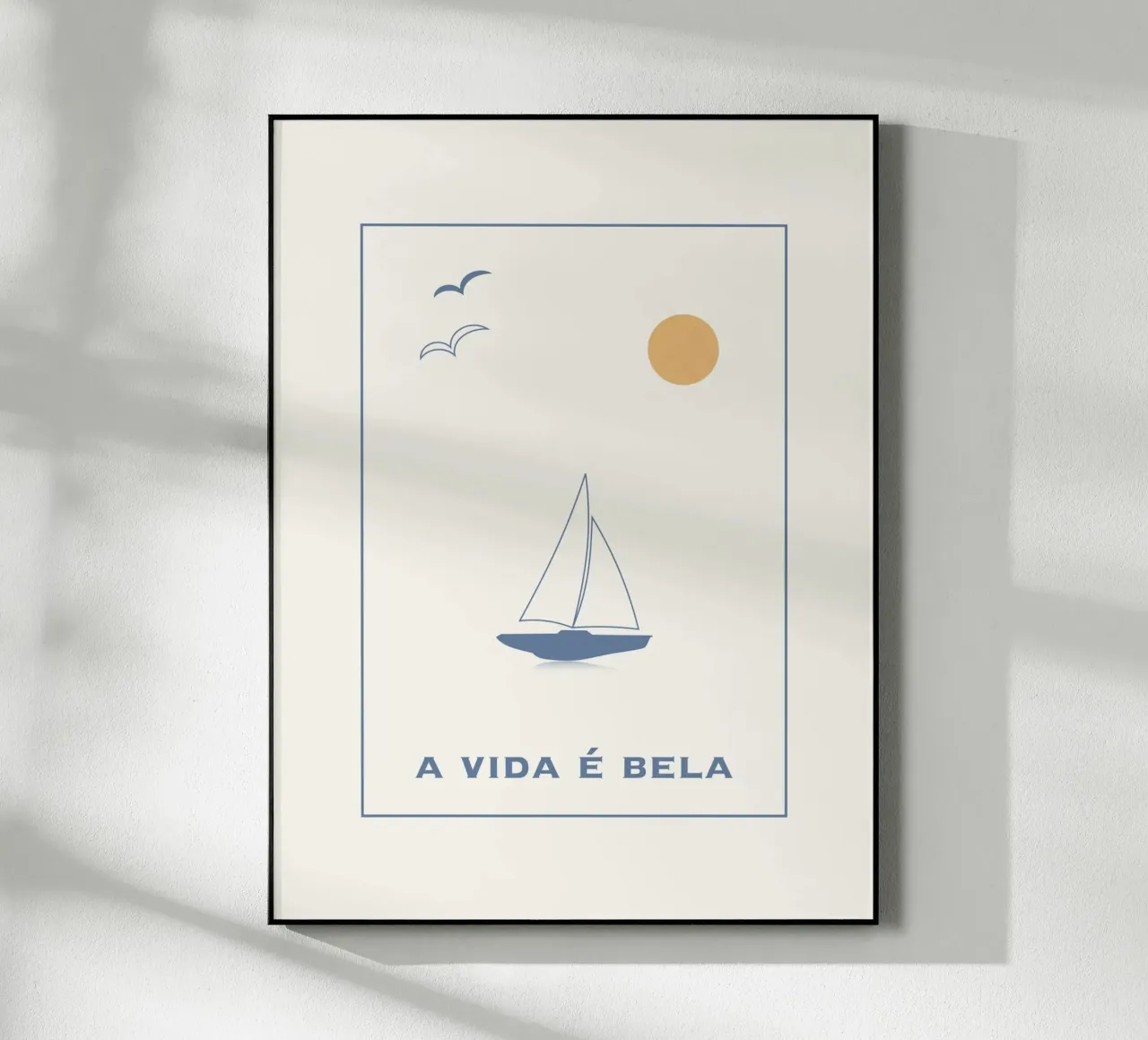 A VIDA É BELA acryl van natural neutral