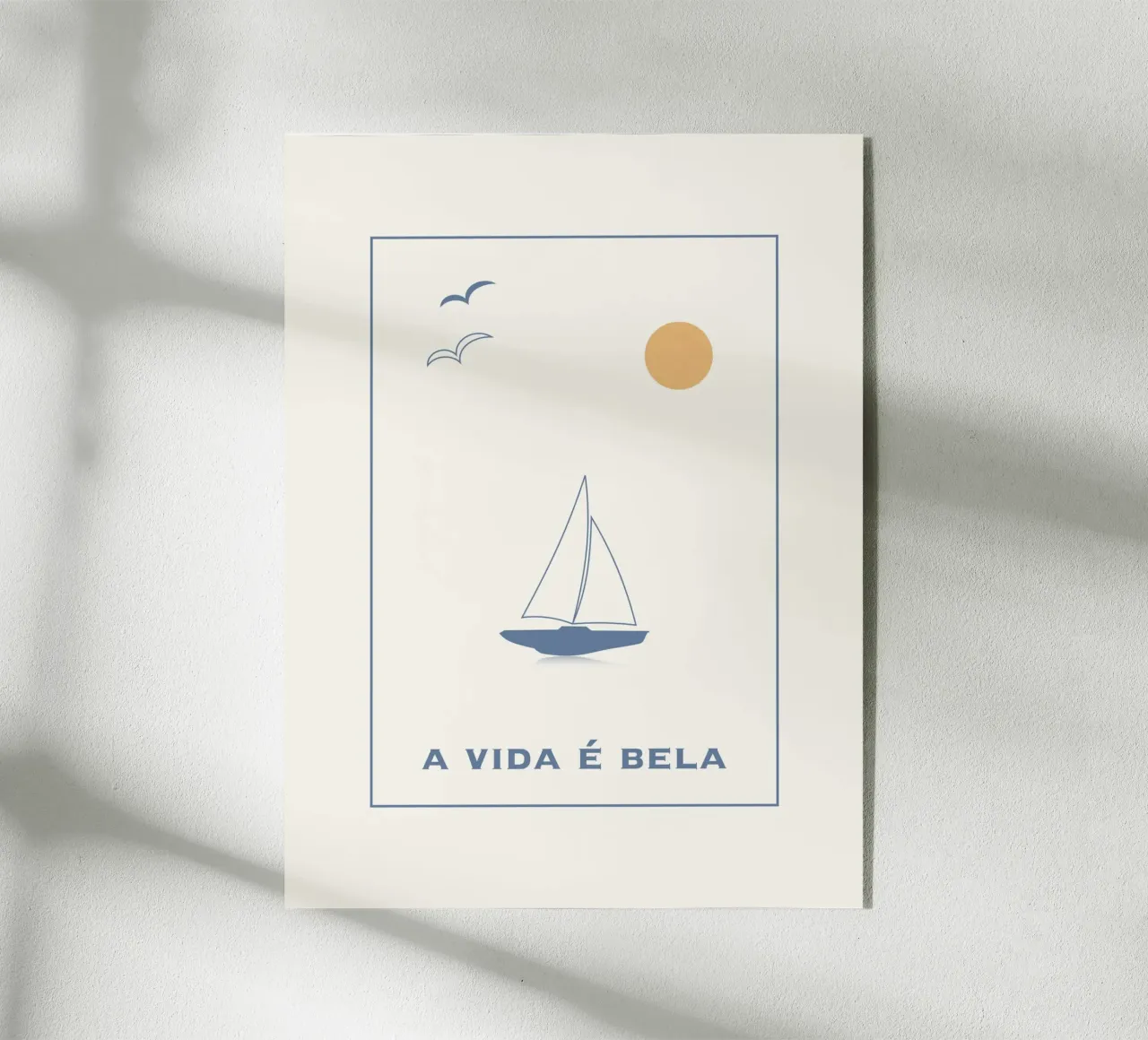 A VIDA É BELA acryl van natural neutral