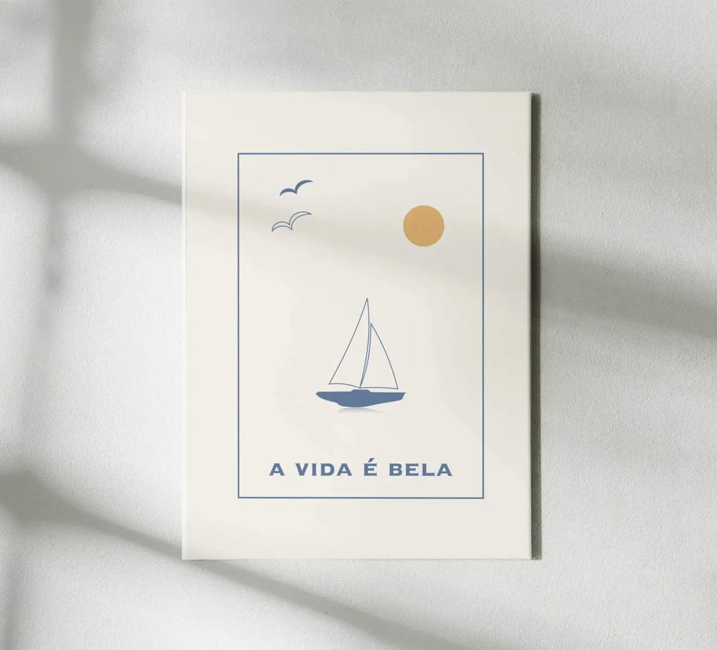 A VIDA É BELA tela da natural neutral