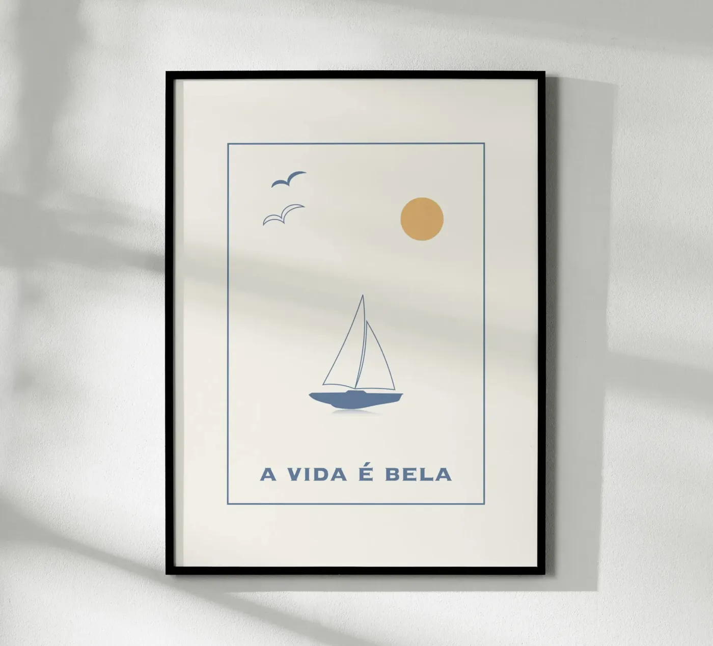 A VIDA É BELA Poster von natural neutral