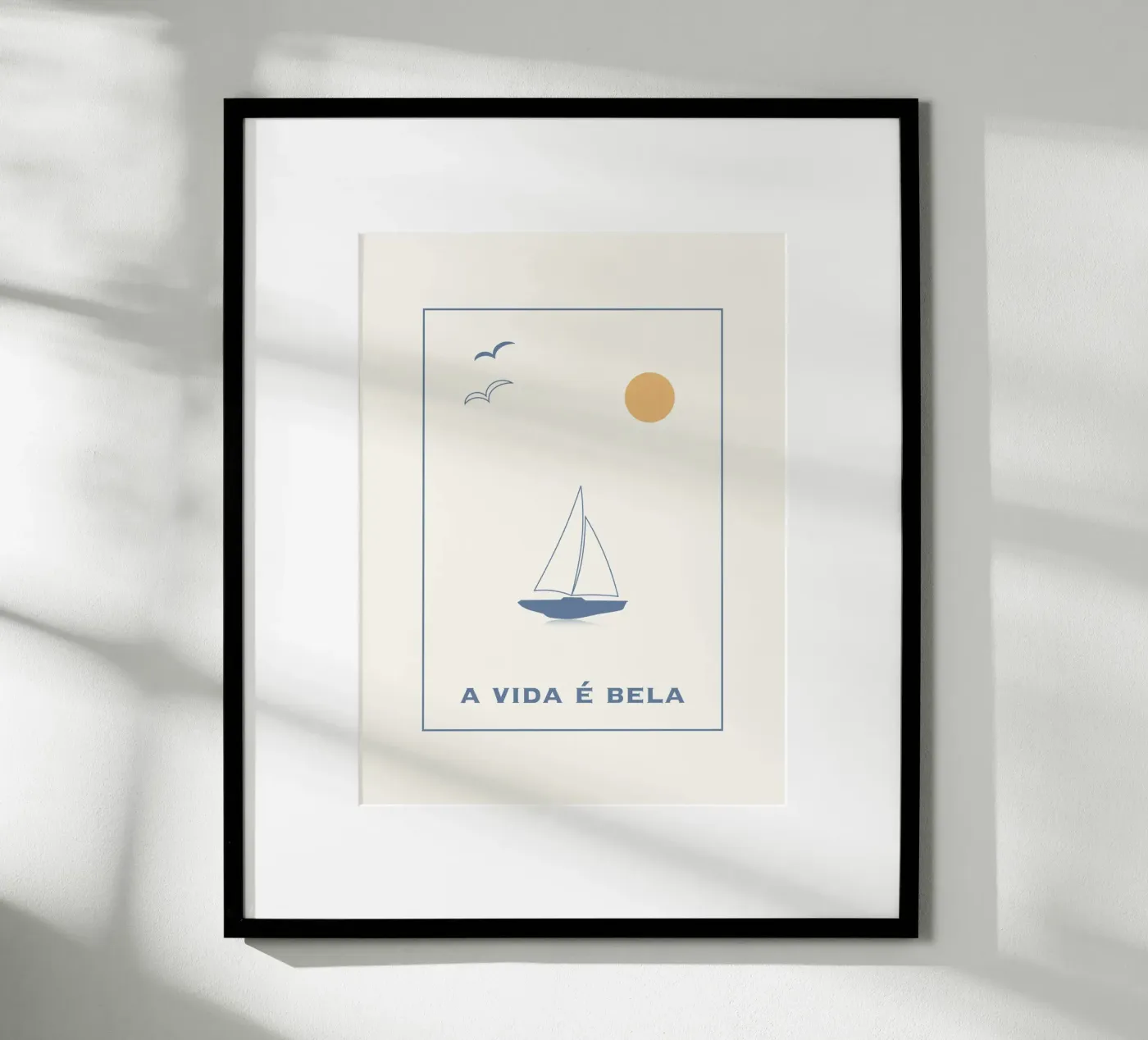 A VIDA É BELA Poster von natural neutral