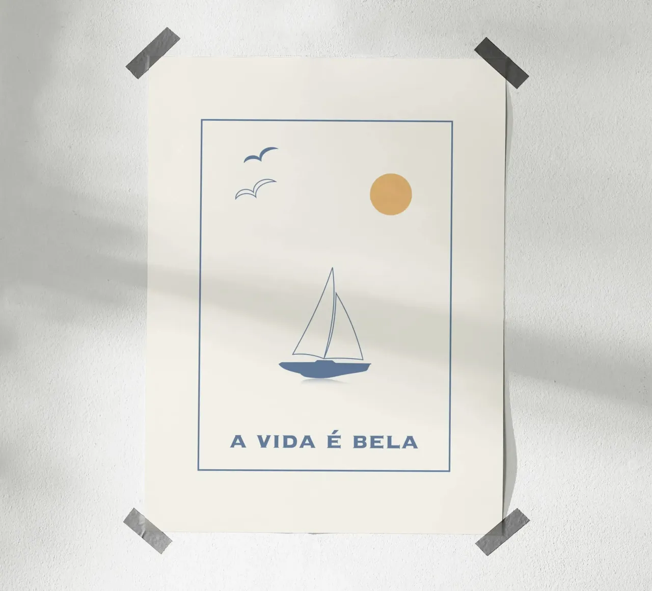 A VIDA É BELA poster da natural neutral