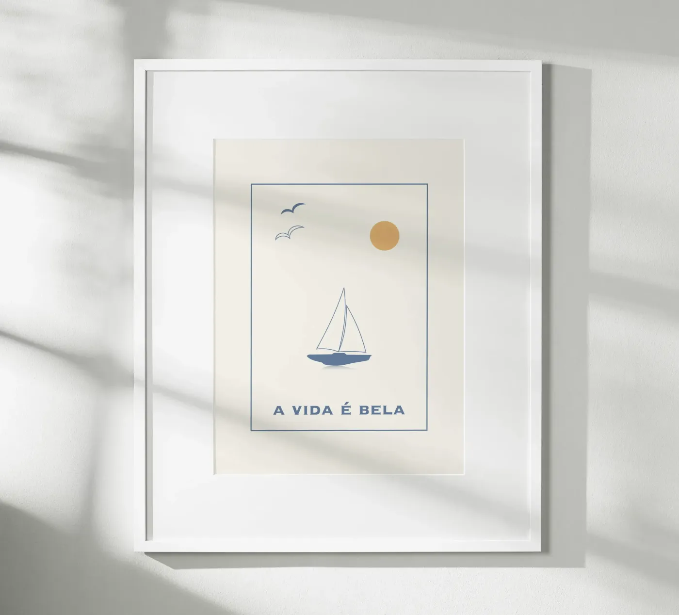 A VIDA É BELA Poster von natural neutral