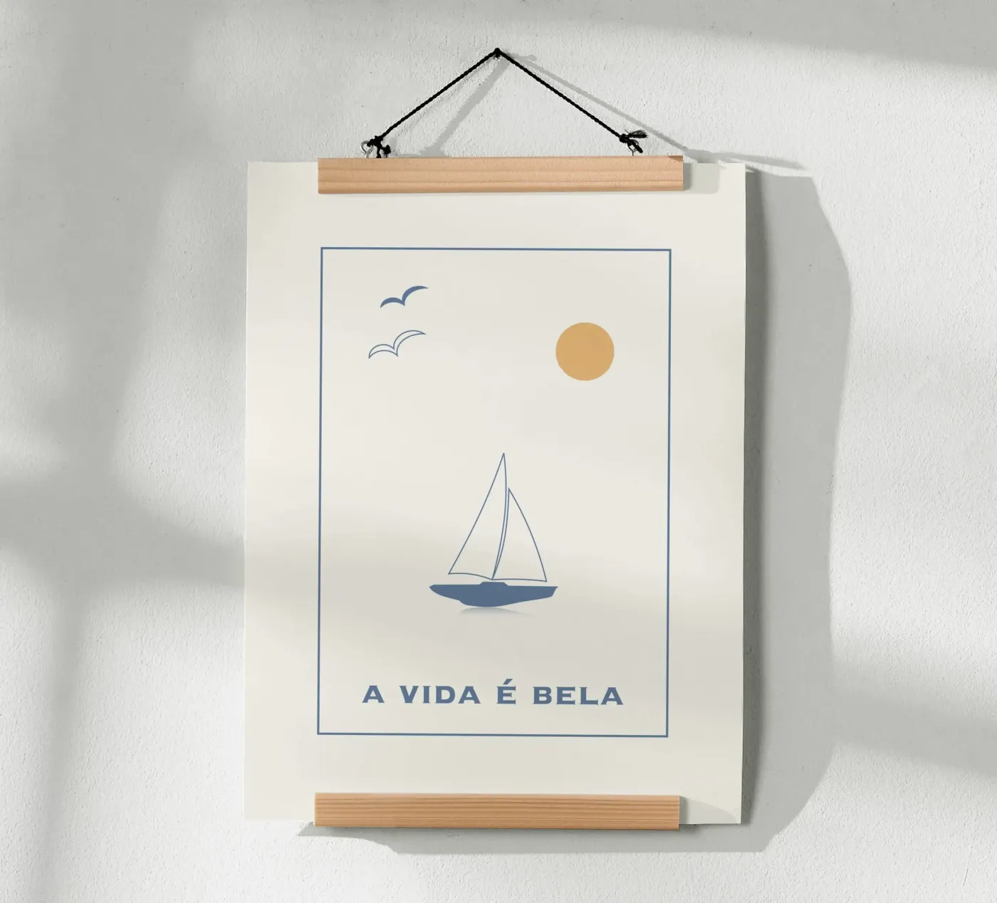 A VIDA É BELA Poster von natural neutral