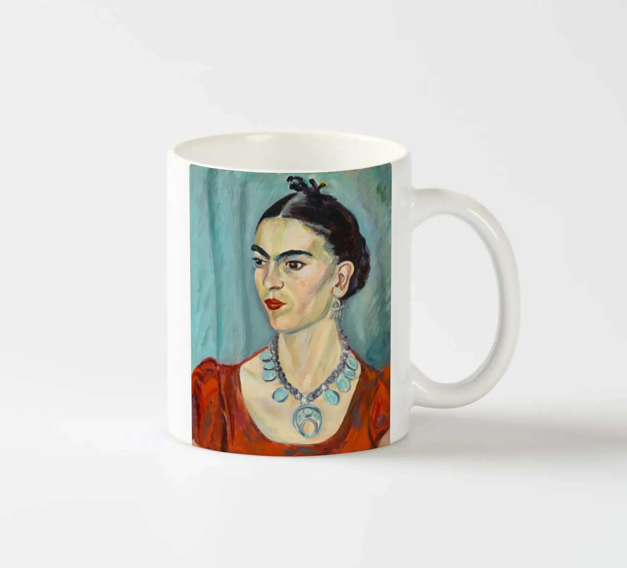 Frida Kahlo Portrait tazza in ceramica da apoloprints