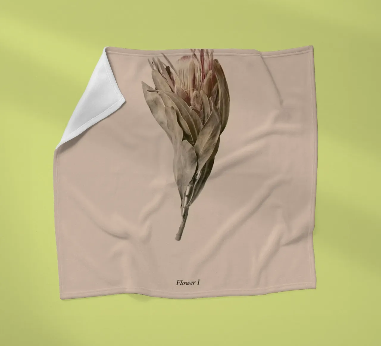 Botanico I coperta in pile da Elena Veronese
