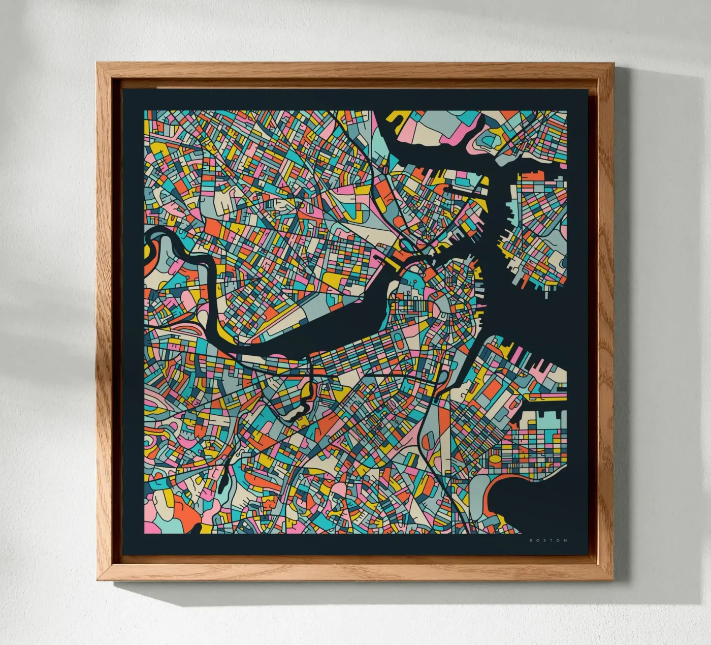 BOSTON MAP pannello forex da Jazzberry Blue