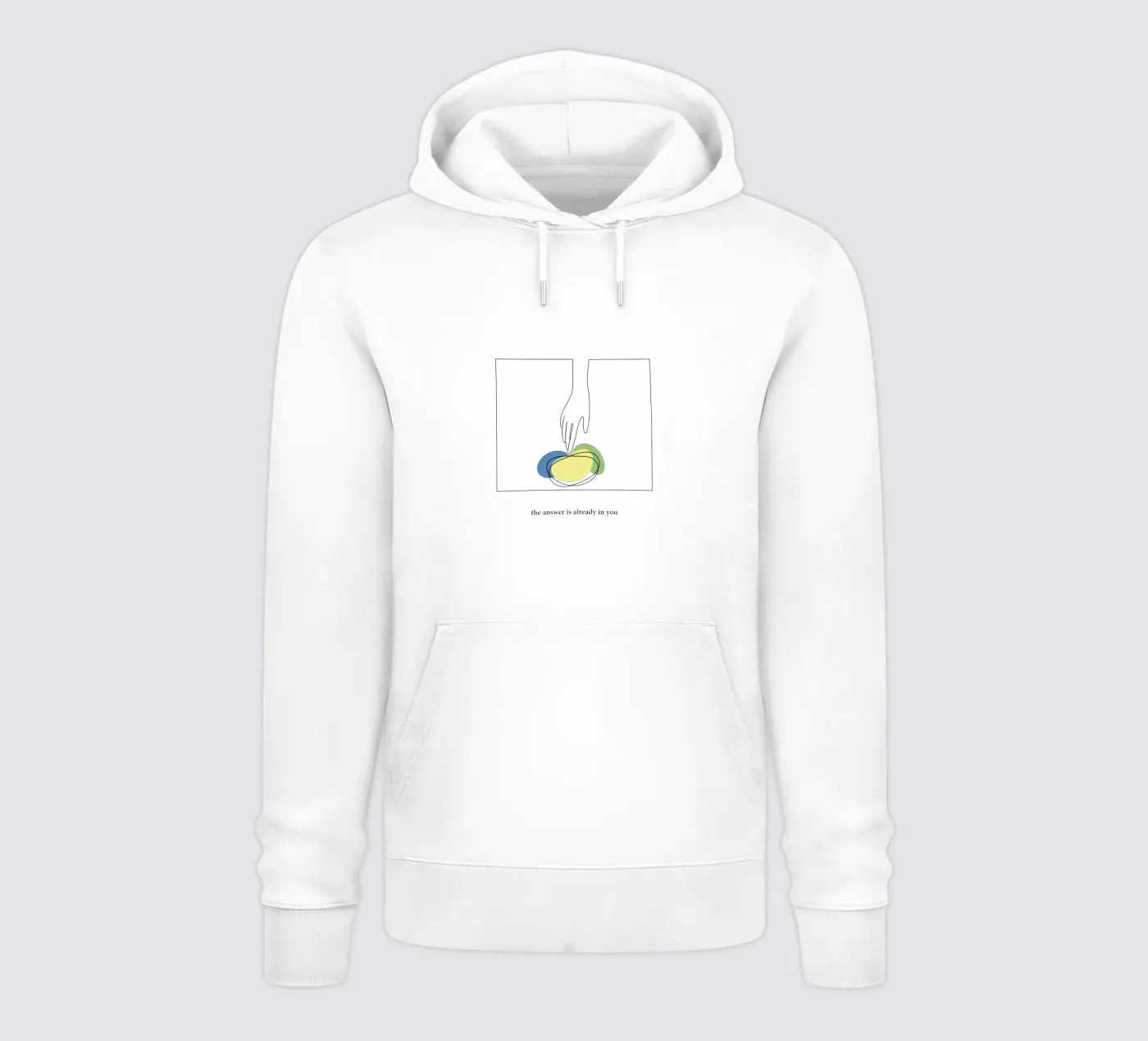 answer sweat à capuche de natural neutral