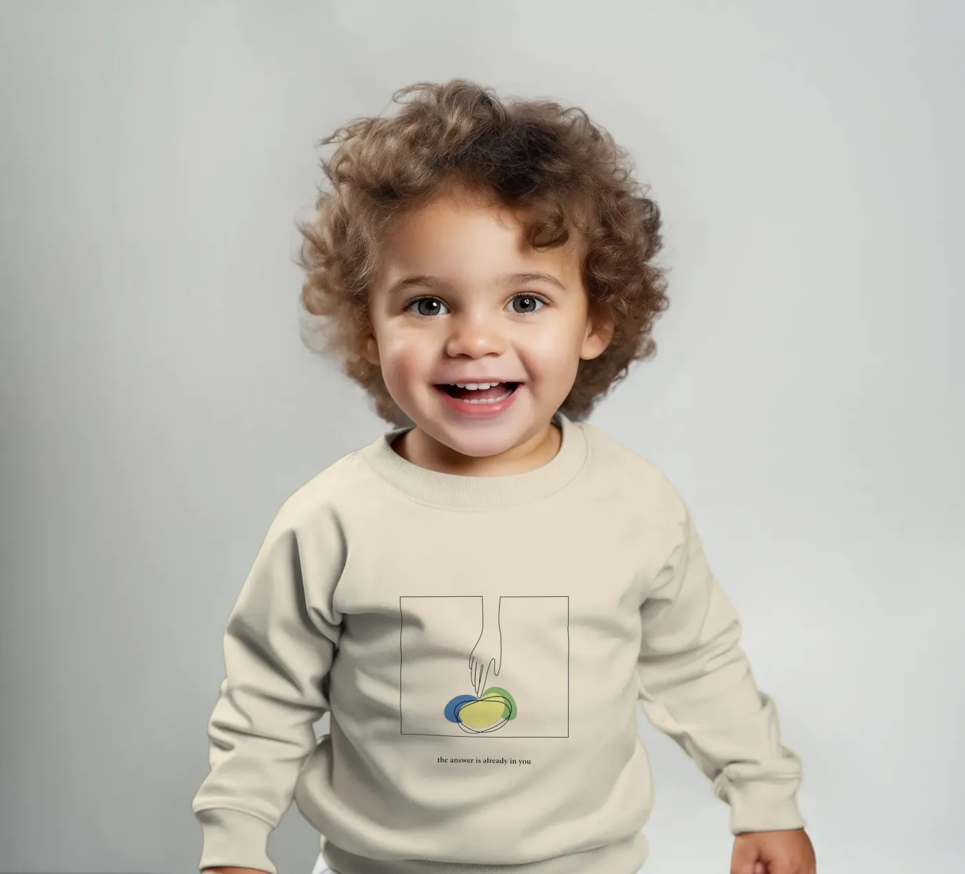 answer felpa neonato da natural neutral