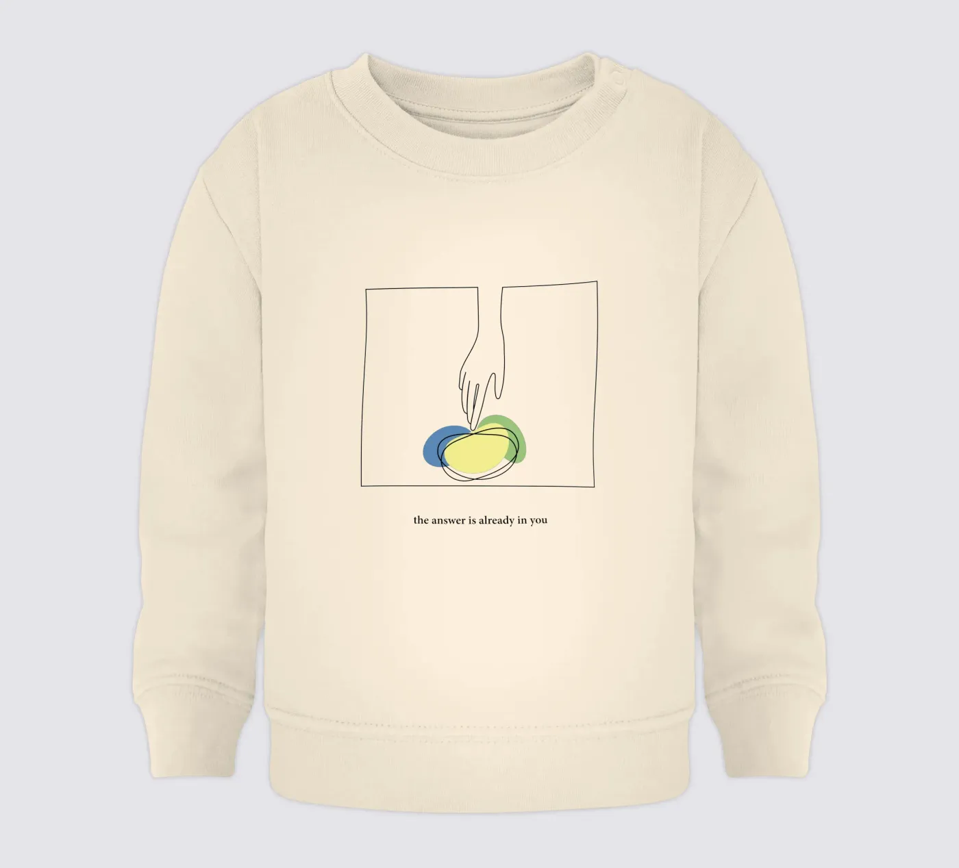 answer felpa neonato da natural neutral