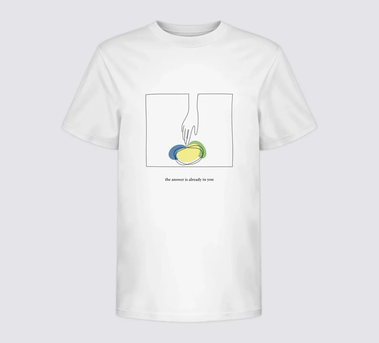 answer t-shirt bambini da natural neutral