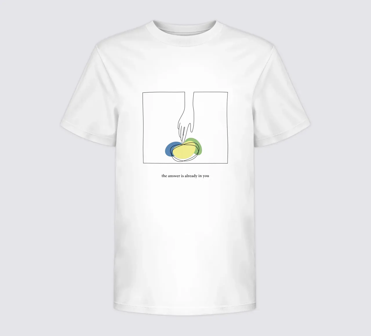 answer t-shirt bambini da natural neutral