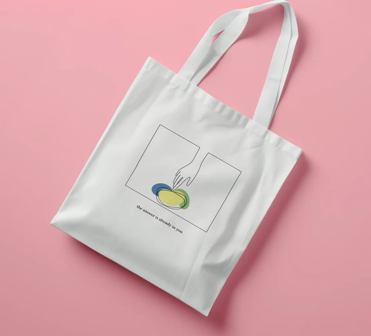 answer tote bag by natural neutral