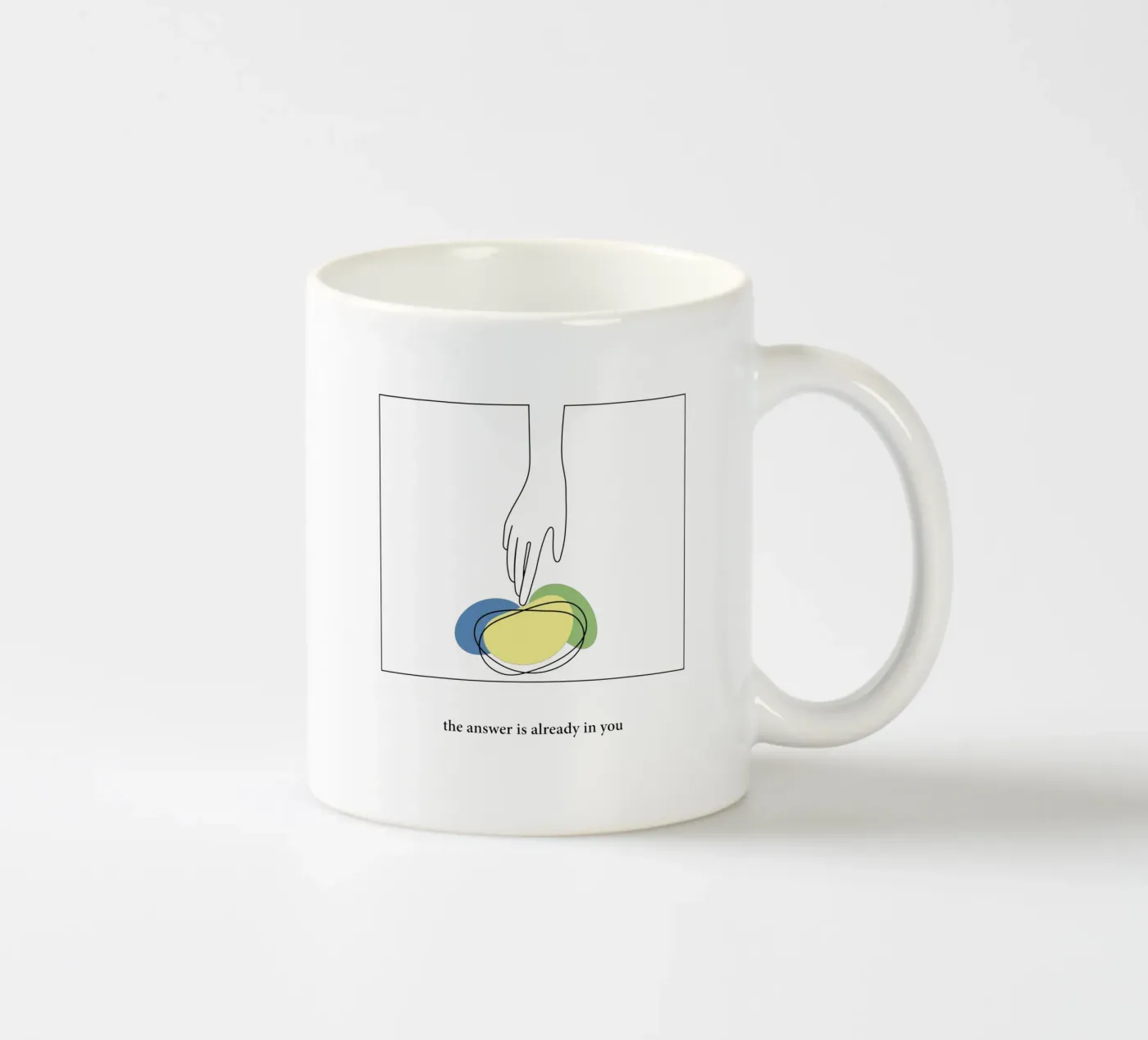 answer mug en céramique de natural neutral